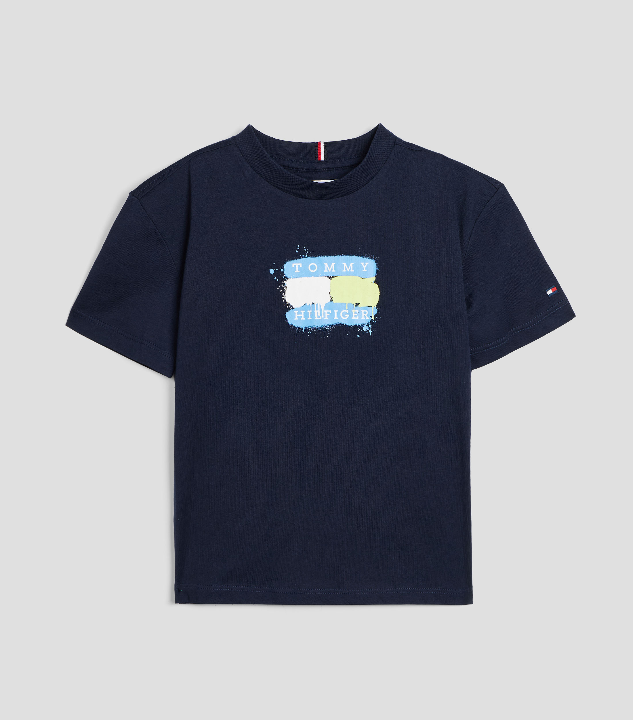 Playera cuello redondo manga corta con estampado Niño